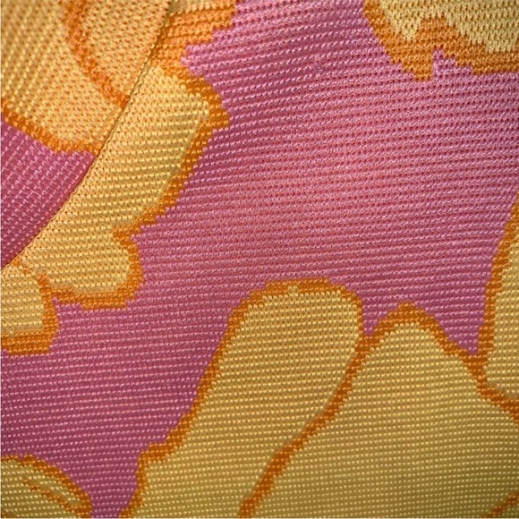 NEW Zara Floral Jacquard Sleeveless High Neck Crop Top - Picture 11 of 11